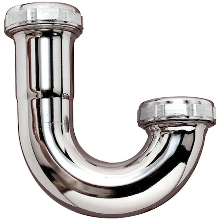 All-Source 1-1/4 In. Chrome Plated Brass J-Bend 10300CK